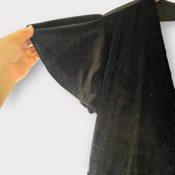 BHLDN Thrive Velvet Wrap Dress Size XL NWT MIDI Velour Flutter‎ Sleeve - Picture 6 of 13